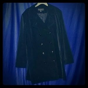 Gallery Petite Black Peacoat Jacket PXL As Is